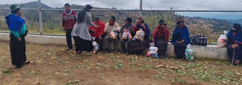 ENTREGA DE KITS ALIMENTARIOS EN LA COMUNIDAD DE GAUBUG 